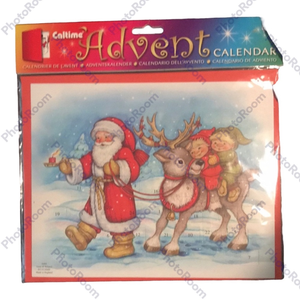 NWT | VINTAGE | Advent Calendar | Caltime | Made in UK
